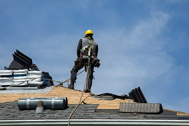 Professional Roof Replacement technician working in Clatonia, NE